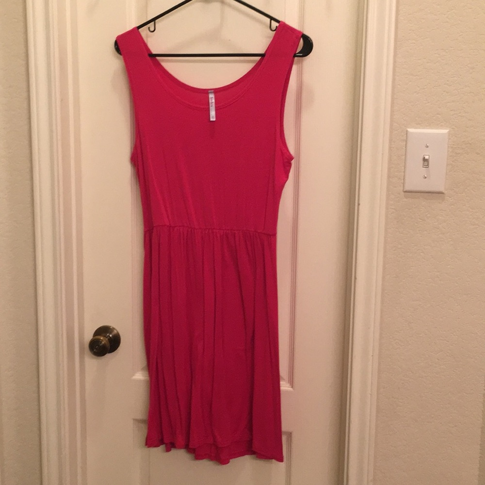 Azules Hot pink knit dress size XL